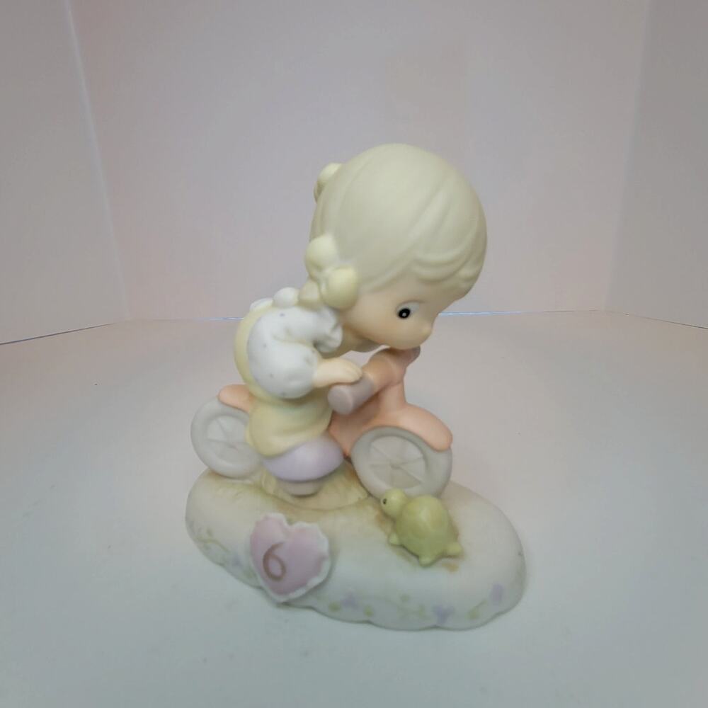 Vintage Precious Moments Figurine, 136255 Growing in Grace, Age 6